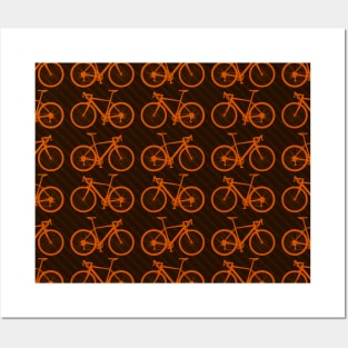 Orange Route Bike Posters and Art